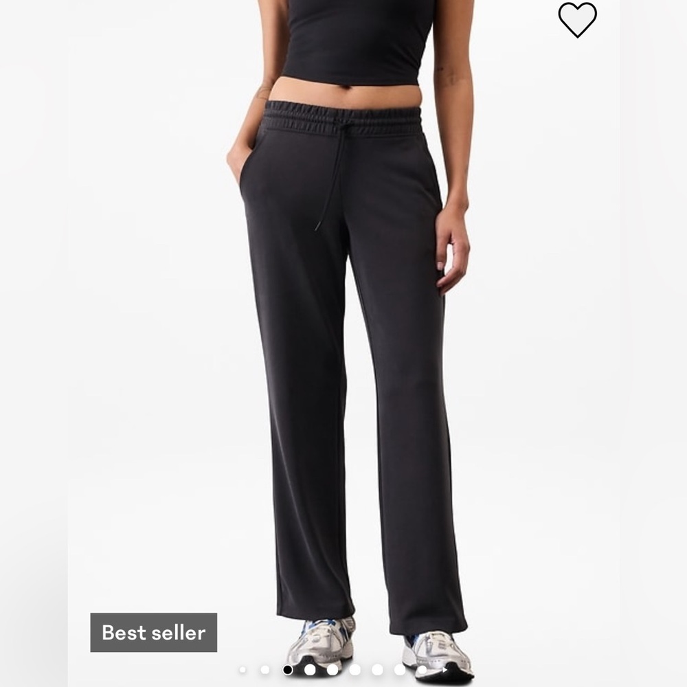 NWT Athleta Seasoft Straight Black Pant Size 2X (#472259)